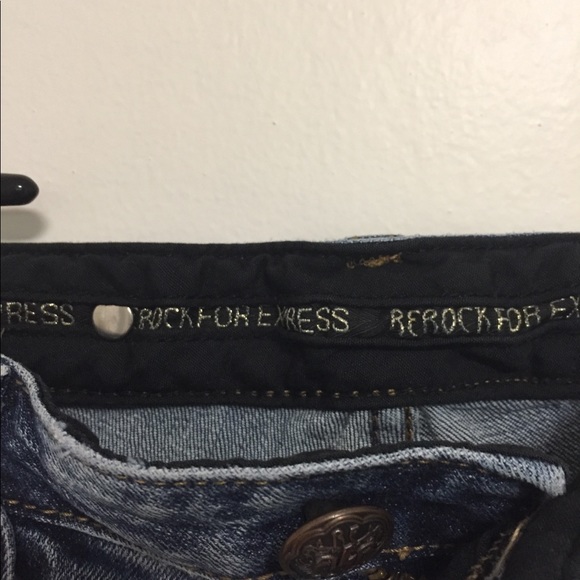 Re Rock express bootcut distressed size 2 - Picture 5 of 8